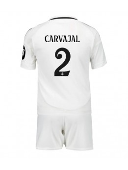 Real Madrid Daniel Carvajal #2 Dječji Domaci Dres kompleti 2024-25 Kratak Rukavima (+ kratke hlače)